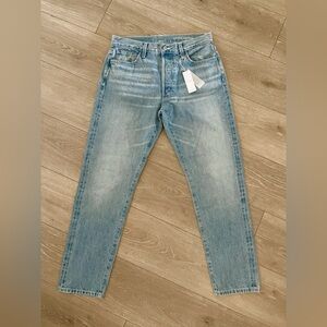 NWT OuterKnown Organic Cotton Generation Slim Selvedge Jeans Size 30